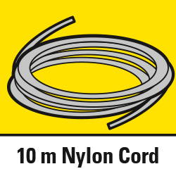 10 meter lang nylon-neerlaattouw 10 meter lang nylon-neerlaattouw