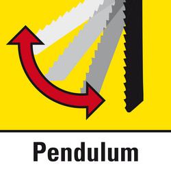 3 Pendelhubstufen plus Feinschnittstufe