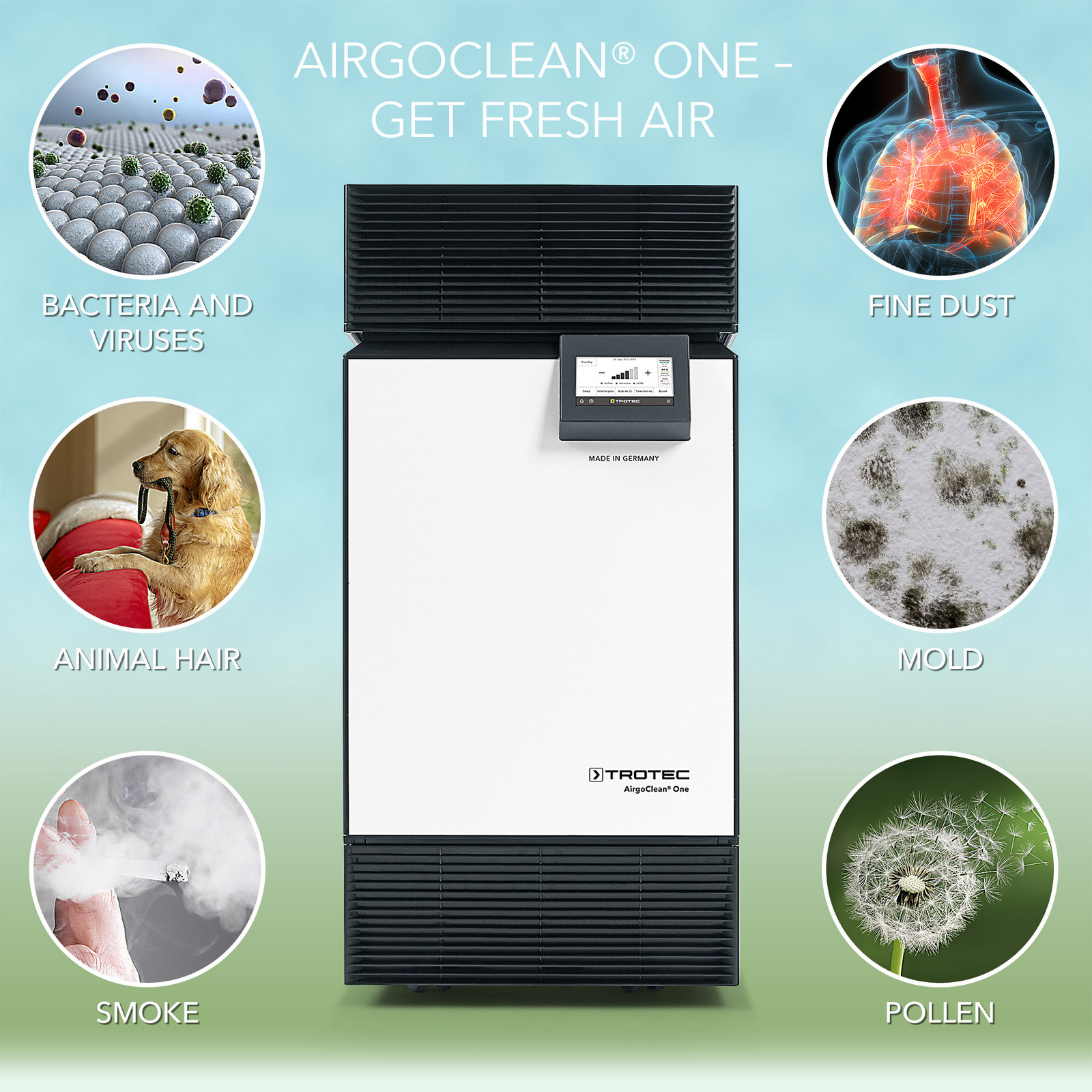 AirgoClean® One – unsere Nummer 1 für virengefilterte Reinluft in exklusivem Ambiente