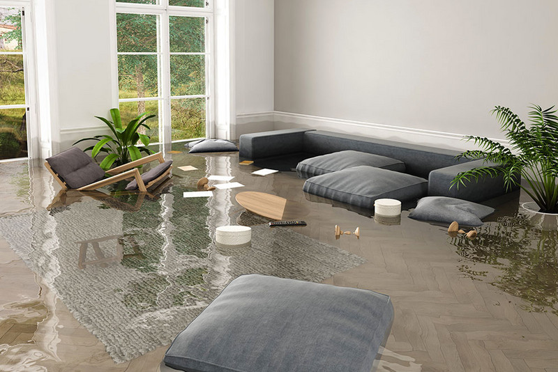 Application in flooded living rooms and basements