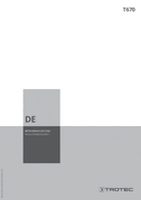 Bedienungsanleitung Feuchtigkeitsmessgerät T670 (DE)