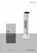 Bedienungsanleitung Heizlüfter TFC 25 E (DE)