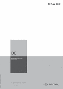 Bedienungsanleitung Heizlüfter TFC-W 28 E (DE)