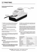 Bedienungsanleitung Kondensatpumpenkit Extern (DE)