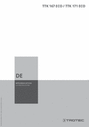 Bedienungsanleitung Luftentfeuchter TTK 167 ECO / TTK 171 ECO (DE)