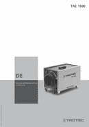 Bedienungsanleitung Luftreiniger TAC 1500 (DE)