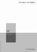 Bedienungsanleitung Sandfilterpumpen TSP 7900 E / TSP 10000 EF (DE)