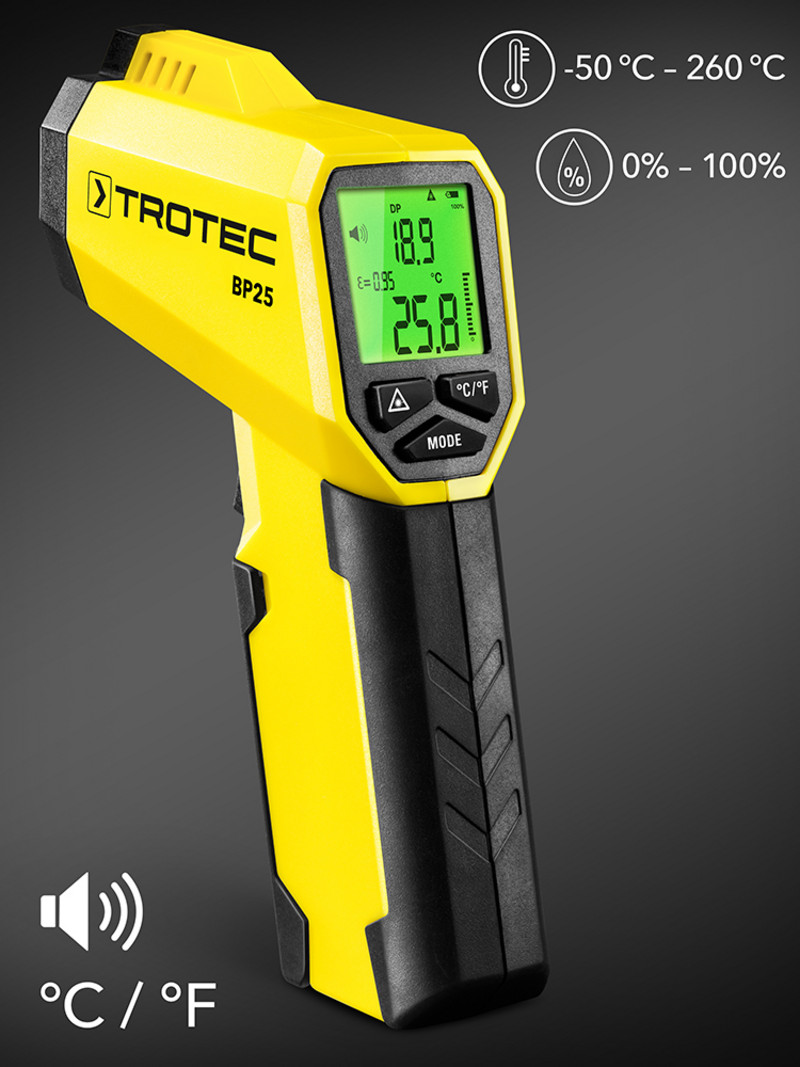 TP10 Multipunkt-Infrarot-Thermometer - TROTEC