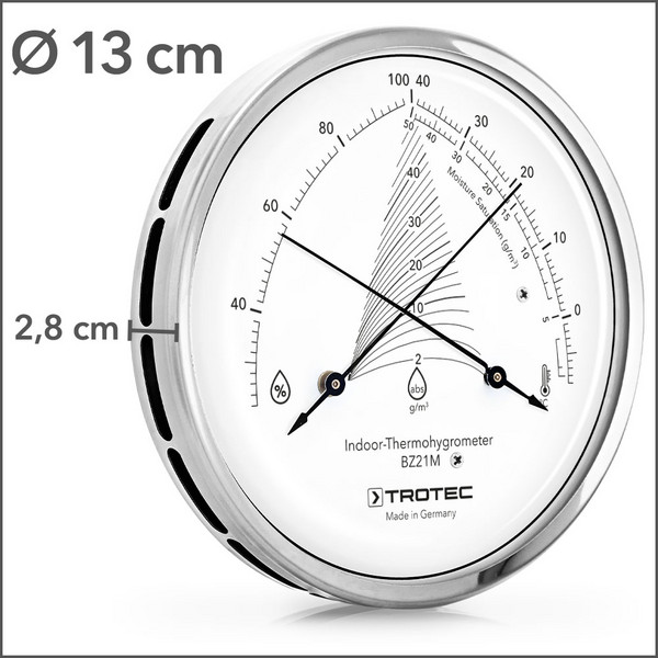 TROTEC Thermo Hygrometer BC21KlimamesserKlimamessgerätFeuchtemessgerät 