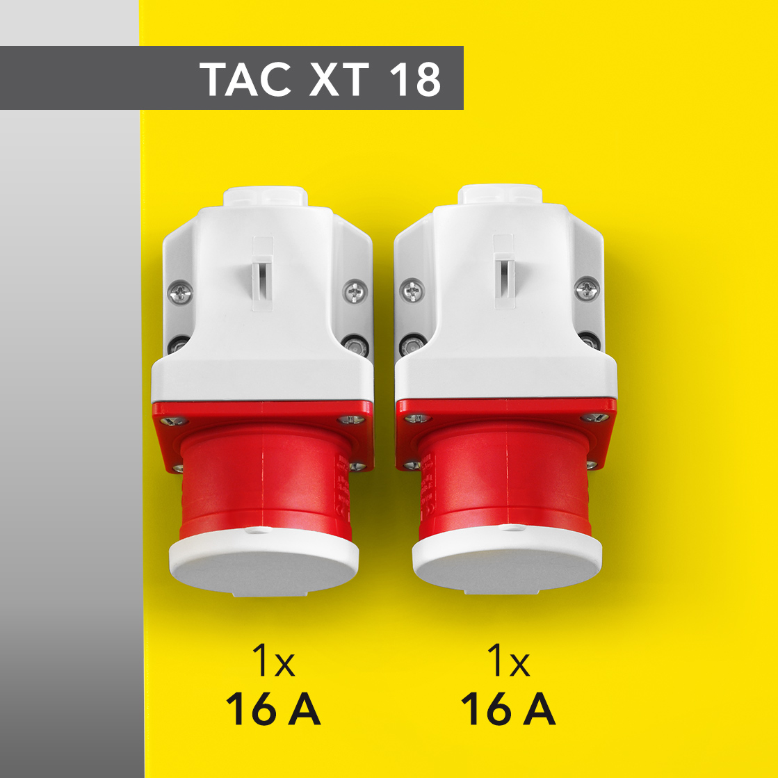 Der TAC XT beherbergt ein übersichtliches Bedientableau und gut erreichbare Gerätestecker