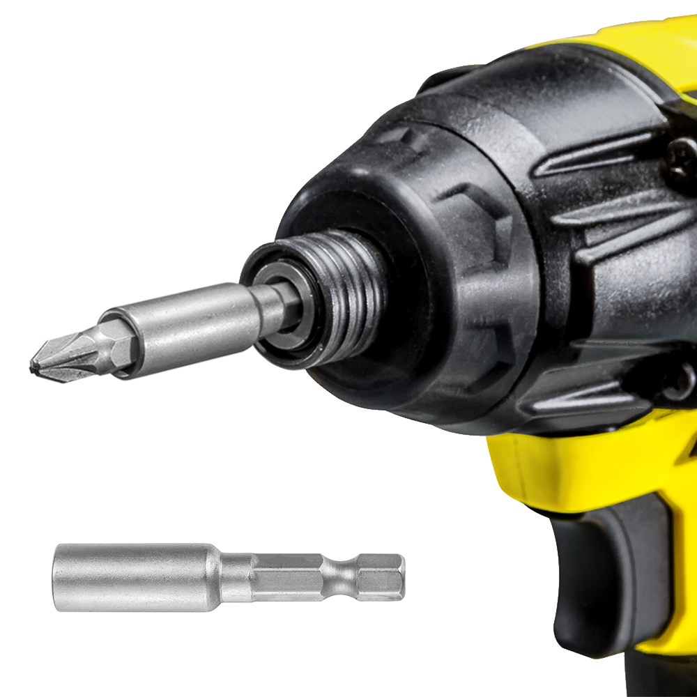 Des douilles permettant de visser ou de dévisser les vis ou les écrous à tête hexagonale peuvent être enfichées sur l’adaptateur carré ¼".