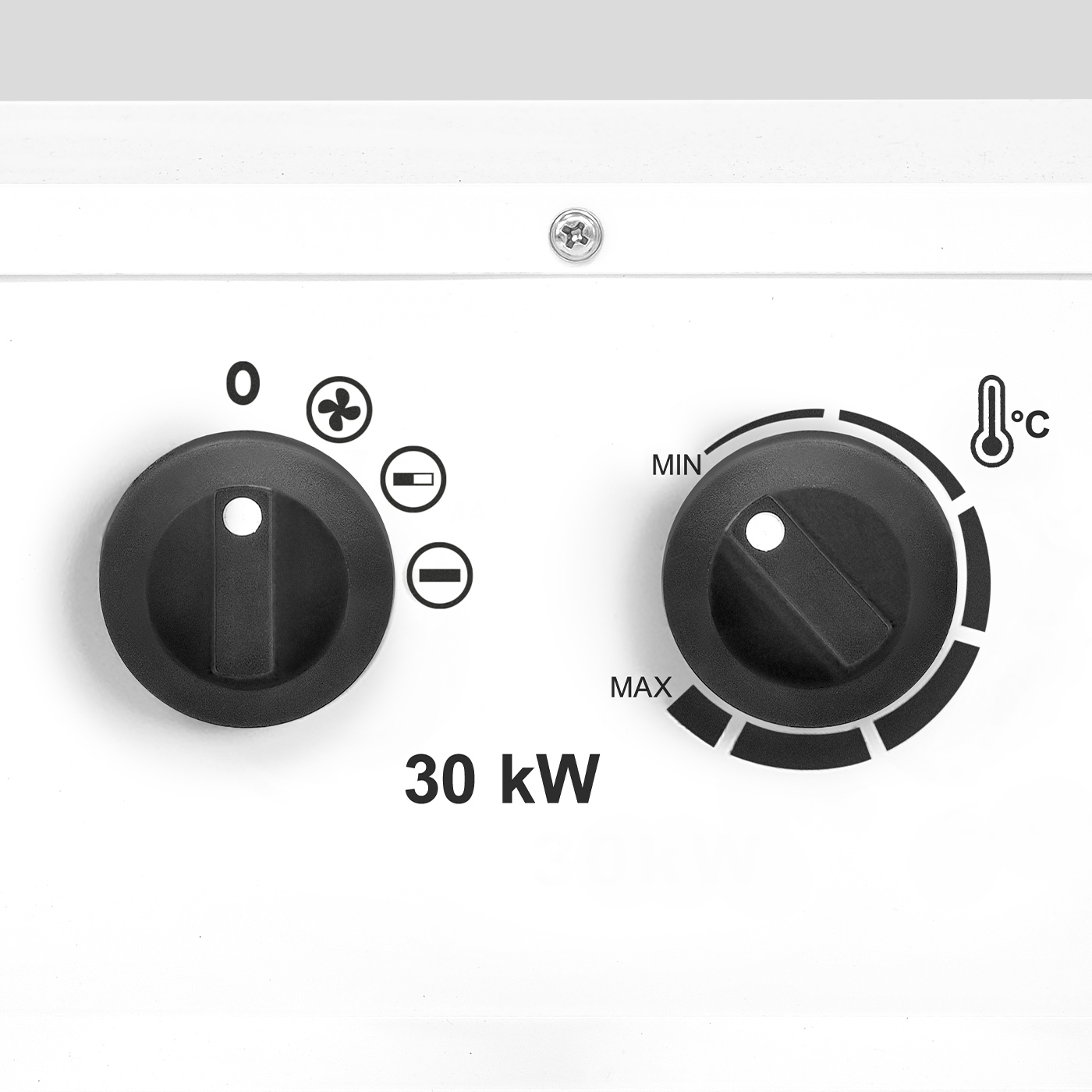 Elektro-Heizkanonen der TDS-R-Serie - Thermostat und Heizstufen-Regler