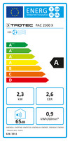 Energieeffizienz-Label PAC 2300 X