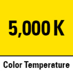 Farbtemperatur 5.000 K (tageslichtweiß)