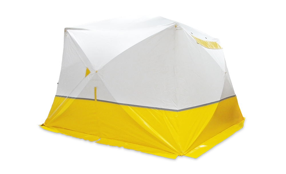 Flat-roofed tent KE – quick and simple to pitch