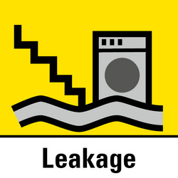 Gebruik bij lekkages van wasmachines Gebruik bij lekkages van wasmachines