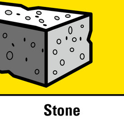 Geeignet für Gestein