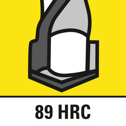 Hartmetallspitze mit 89 HRC Härte