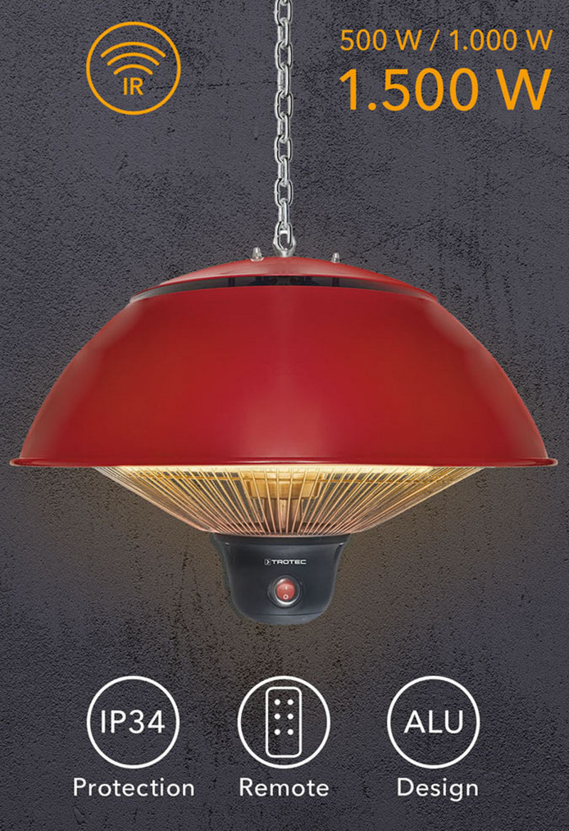 IR 1510 SC – riscaldatore a soffitto