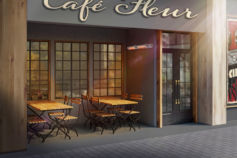 IR 3050 – outdoor gastronomy
