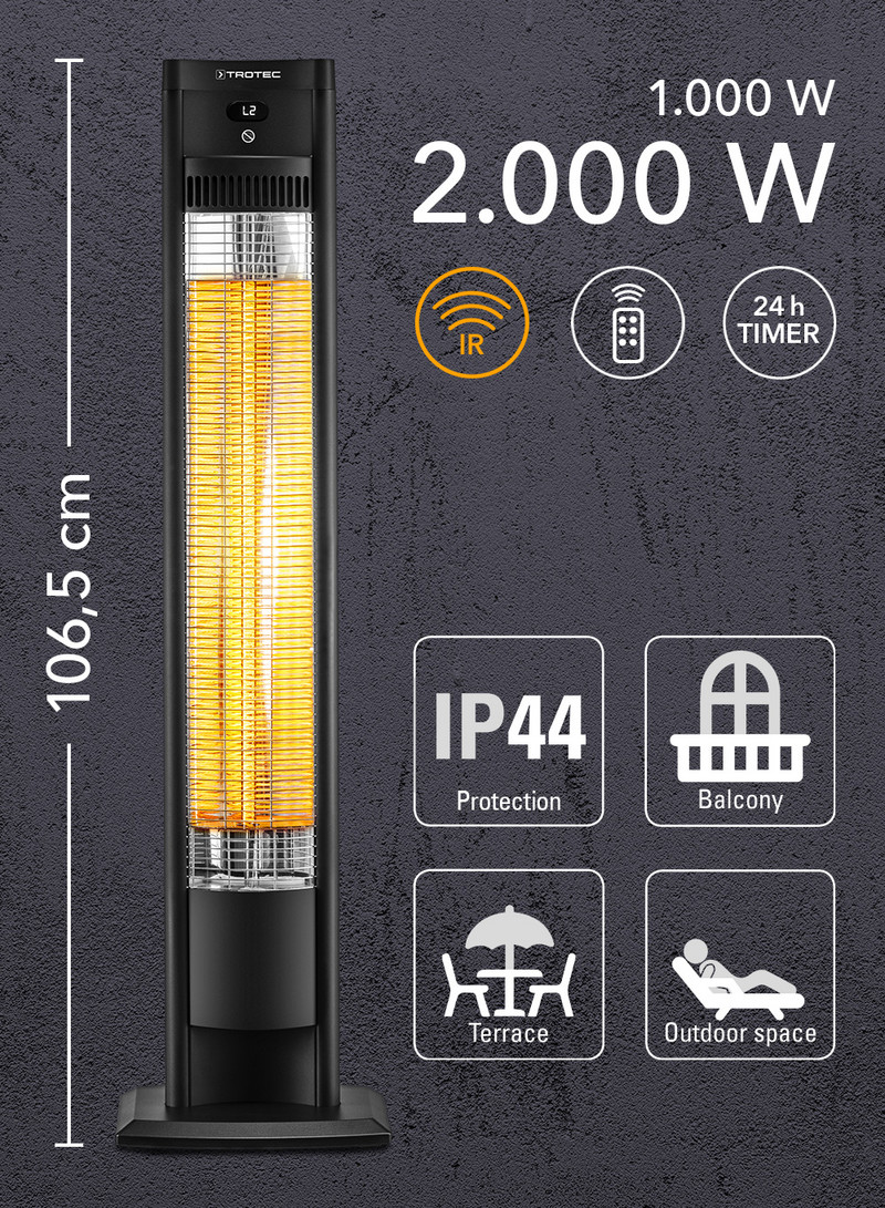 IRS 2010 E - riscaldatore a infrarossi