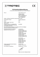 Konformitätserklärung Luftbefeuchter B 6 E (DE)