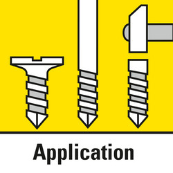Konzipiert zum Hammerbohren, Drehbohren und Schrauben
