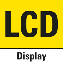 LCD mit Werteanzeige und Farbindikator