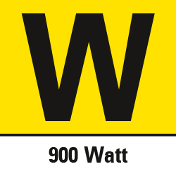 Powerful 900 W motor