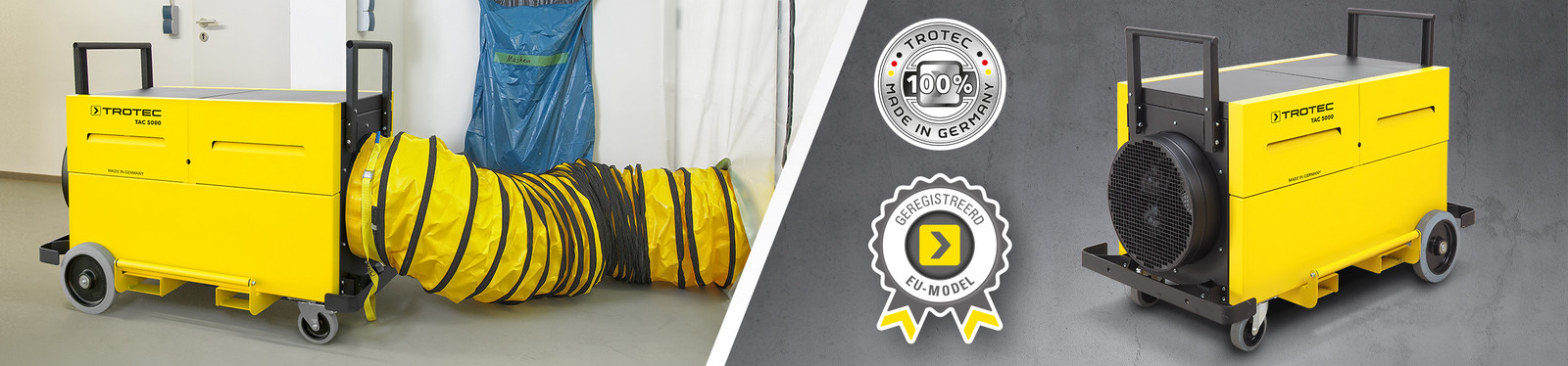 Professionele luchtreiniger TAC 5000 “Made in Germany”
