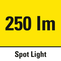 Punktstrahler mit 250 Lumen Lichtstrom