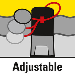 Rilevatore di livello regolabile in continuo