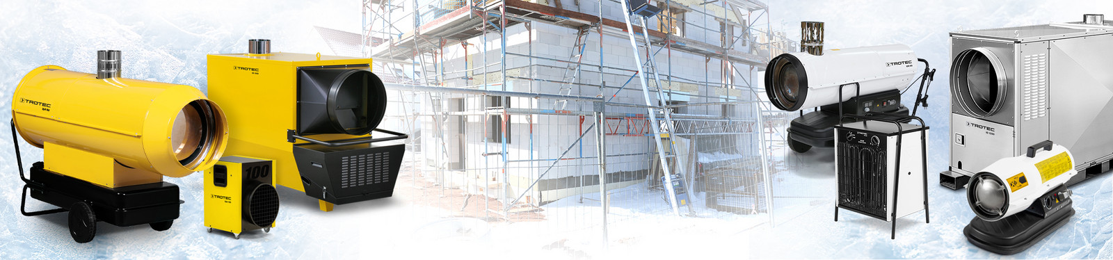 Solutions pour le chauffage de chantier