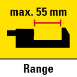 Spannbreite 55 mm
