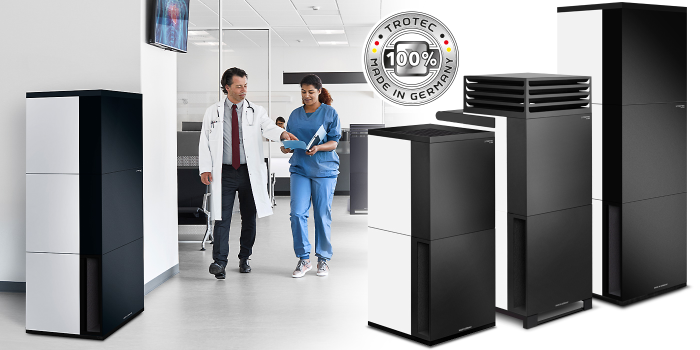 TAC high-performance air purifiers, mobile and stationary