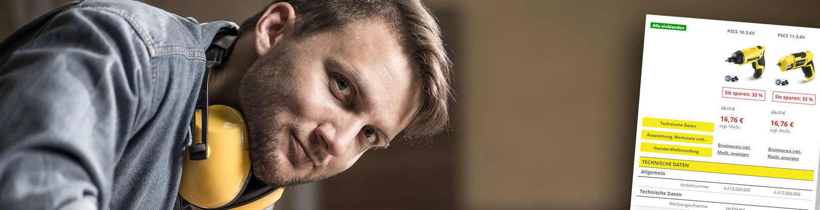 Technische Daten im Vergleich