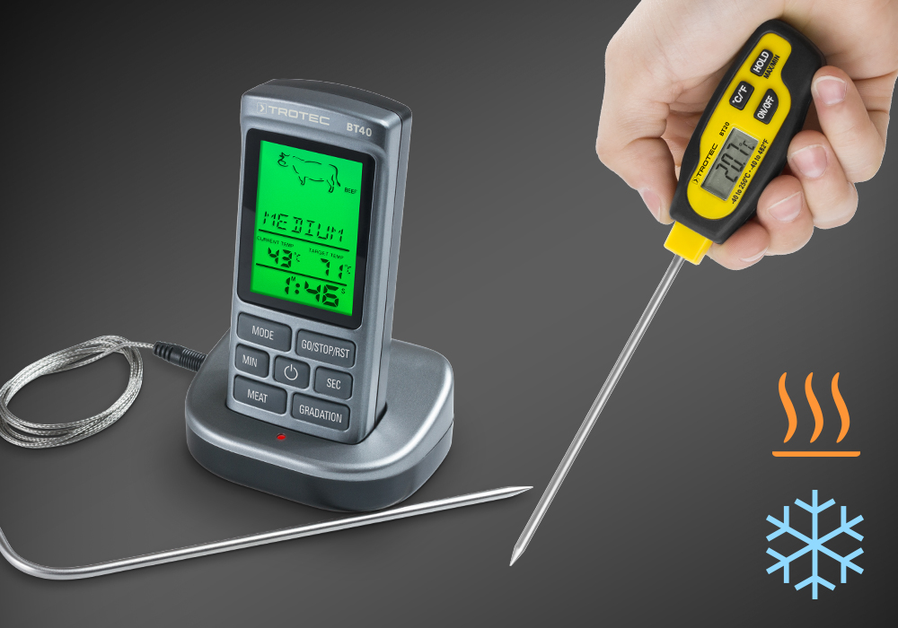 Kontakt- und IR-Thermometer - TROTEC
