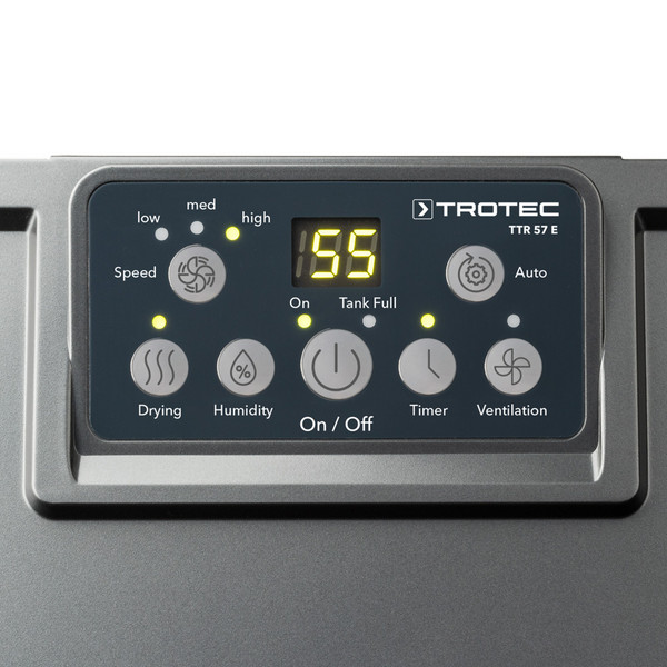 TROTEC Komfort Luftentfeuchter TTR 57 EAdsorptionstrocknerRaumentfeuchter 