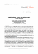 Untersuchungen zur Effizienz von Raumluftreinigern in einem Restaurant