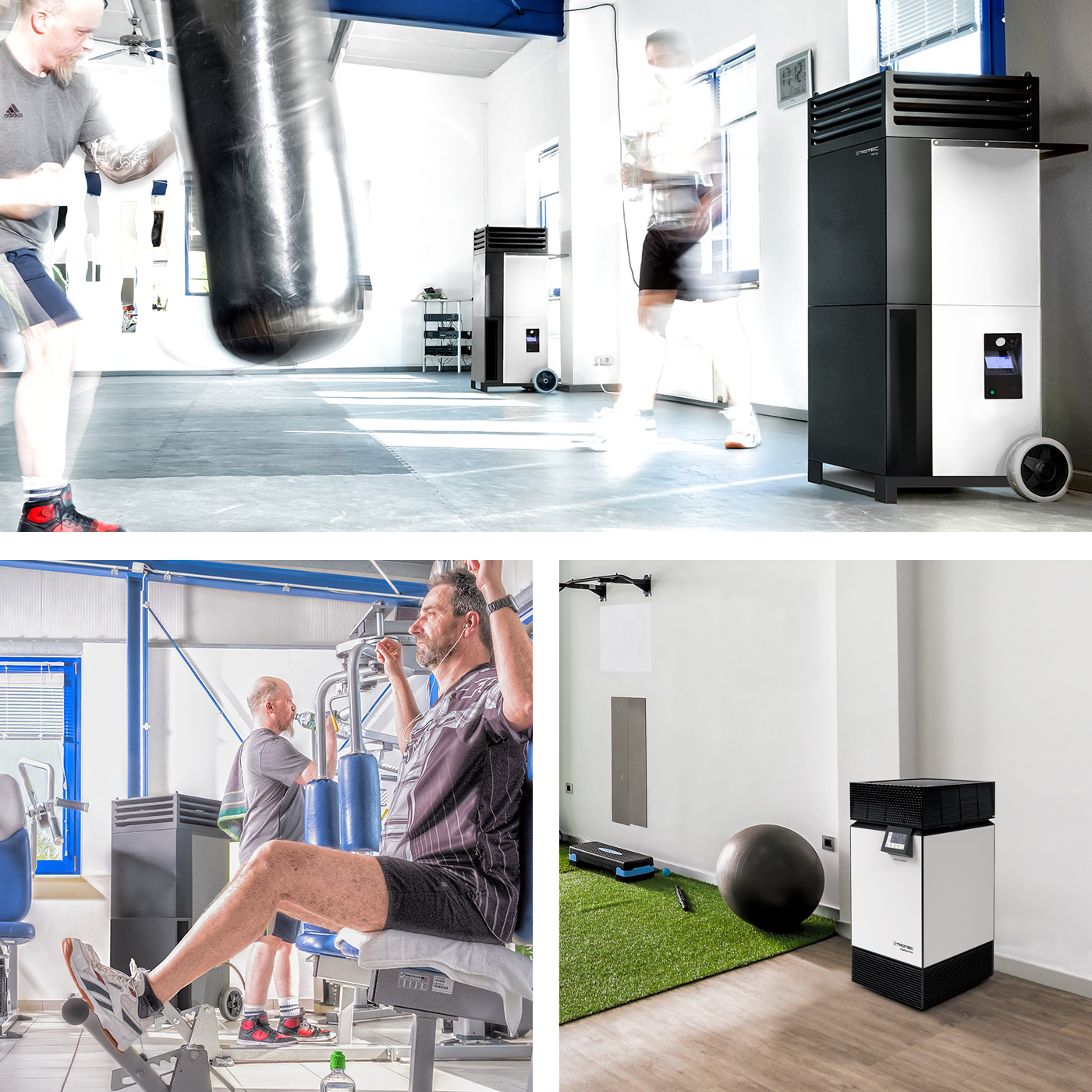 Veilig trainen zonder luchtgedragen infectiegevaar – Trotec luchtreinigers bevrijden de ruimtelucht van virussen en voor de gezondheid schadelijke zwevende stoffen