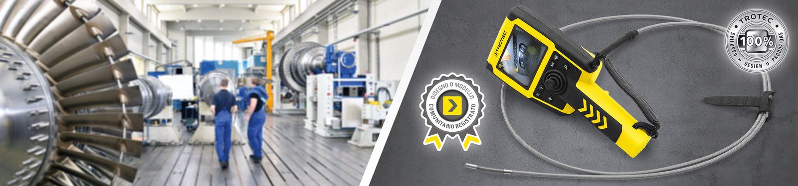 Videoscopio industriale VSC206 – esclusivamente da Trotec!